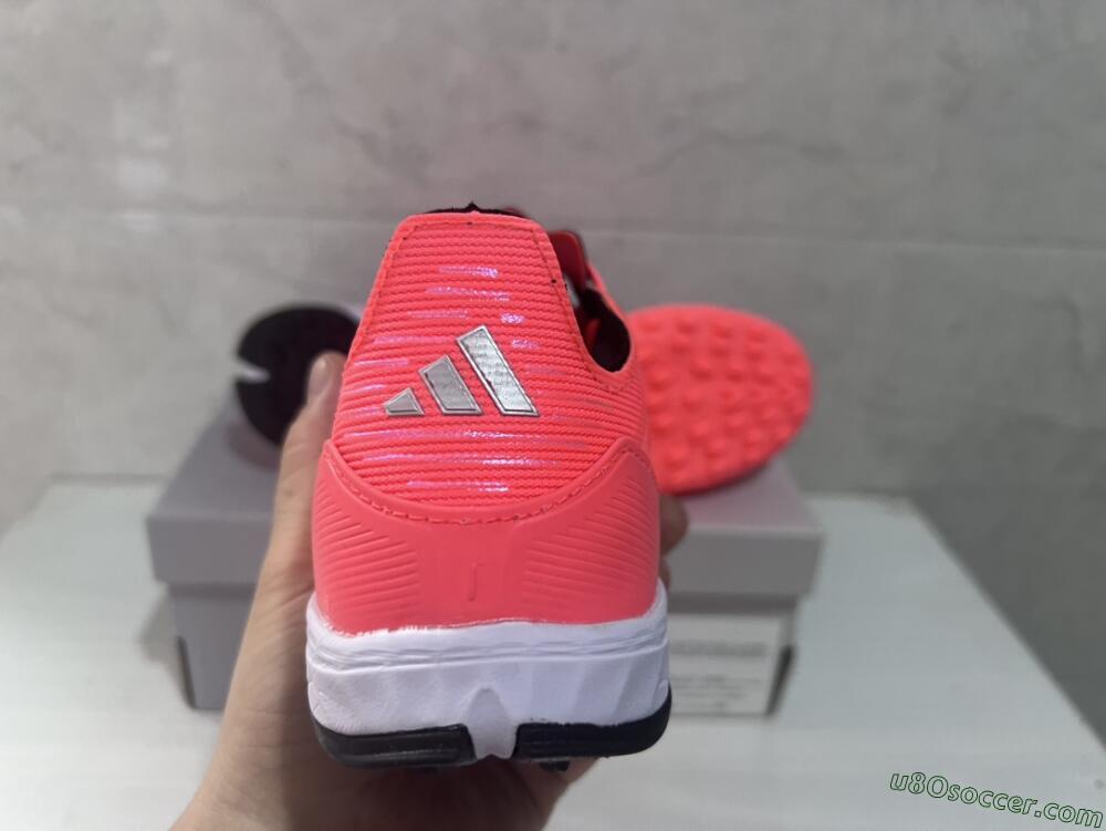 Adidas F50 Adizero TF Artificial Turf Soccer Shoes - Red/Black