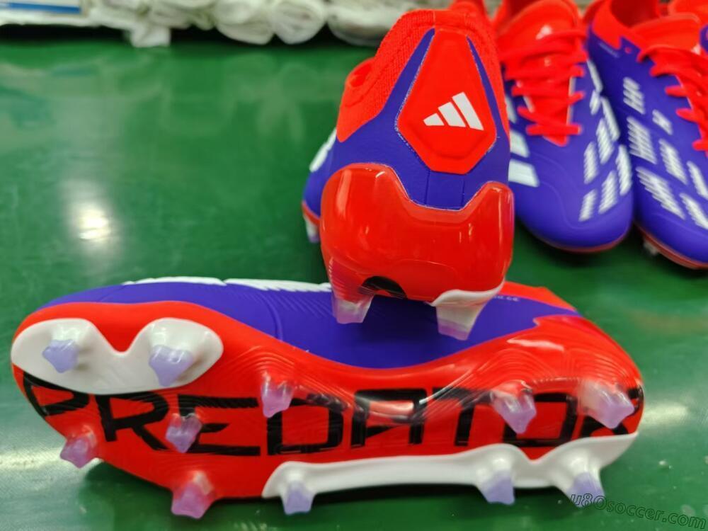 Adidas Predator Elite FG Firm Ground Soccer Cleats - Blue/White/Red