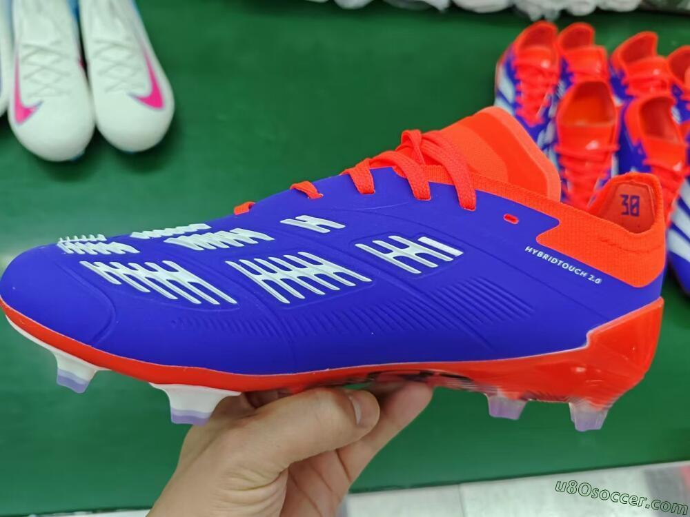 Adidas Predator Elite FG Firm Ground Soccer Cleats - Blue/White/Red