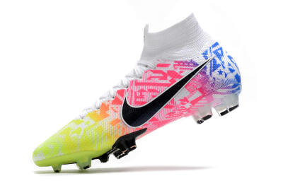 Nike Mercurial Superfly 7 Elite FG Firm Ground Soccer Cleats - Yellow/Pink/Blue