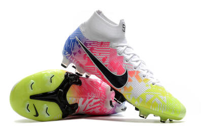 Nike Mercurial Superfly 7 Elite FG Firm Ground Soccer Cleats - Yellow/Pink/Blue