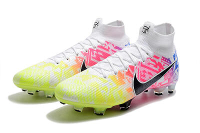 Nike Mercurial Superfly 7 Elite FG Firm Ground Soccer Cleats - Yellow/Pink/Blue