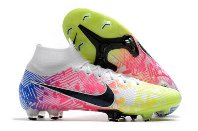 Nike Mercurial Superfly 7 Elite FG Firm Ground Soccer Cleats - Yellow/Pink/Blue