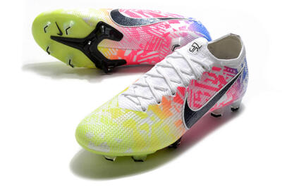 Nike Mercurial Vapor 13 Elite FG Firm Ground Soccer Cleats - Yellow/Pink/Blue
