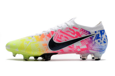 Nike Mercurial Vapor 13 Elite FG Firm Ground Soccer Cleats - Yellow/Pink/Blue