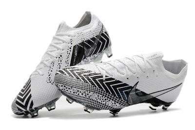 Nike Mercurial Vapor 13 Elite FG Firm Ground Soccer Cleats - Black/White/Blue