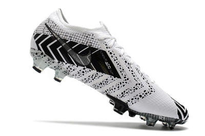 Nike Mercurial Vapor 13 Elite FG Firm Ground Soccer Cleats - Black/White/Blue