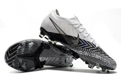 Nike Mercurial Vapor 13 Elite FG Firm Ground Soccer Cleats - Black/White/Blue