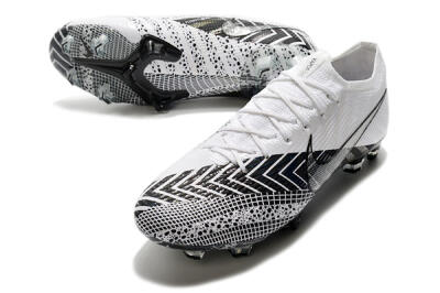 Nike Mercurial Vapor 13 Elite FG Firm Ground Soccer Cleats - Black/White/Blue