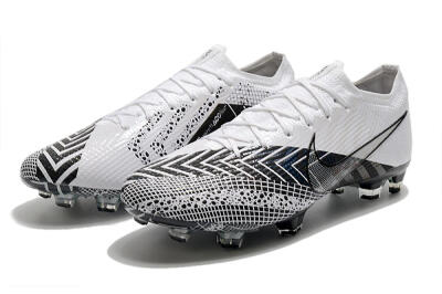 Nike Mercurial Vapor 13 Elite FG Firm Ground Soccer Cleats - Black/White/Blue