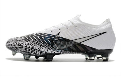 Nike Mercurial Vapor 13 Elite FG Firm Ground Soccer Cleats - Black/White/Blue