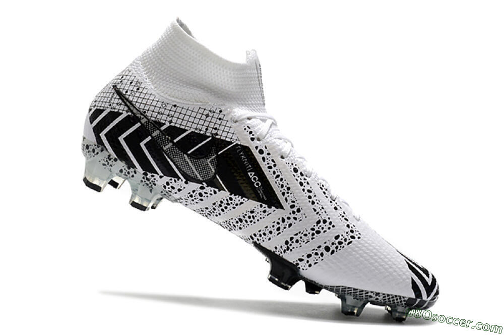 Nike Mercurial Superfly 7 Elite FG Firm Ground Soccer Cleats - Black/White/Blue 7