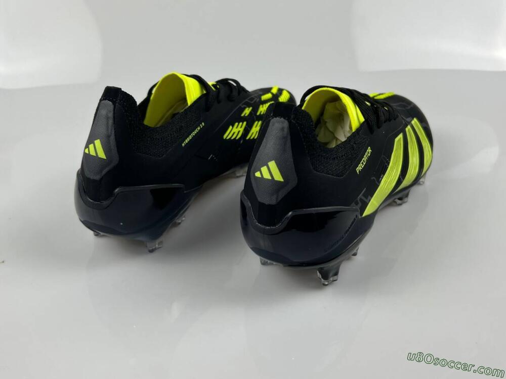 Adidas Predator Accuracy+ FG Firm Ground Soccer Cleats - Black/Yellow