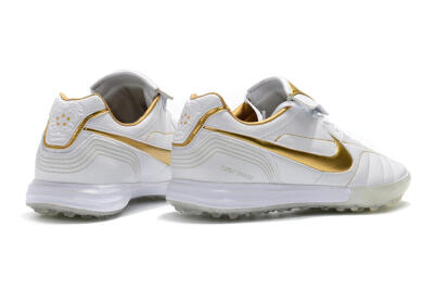 Nike Tiempo Legend 7 Elite R10 TF Artificial Turf Soccer Shoes - White/Gold