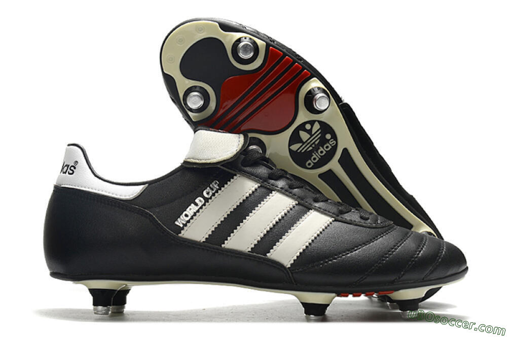 Adidas Copa World Cup SG Soft Ground Soccer Cleats - Black/White/Red 1