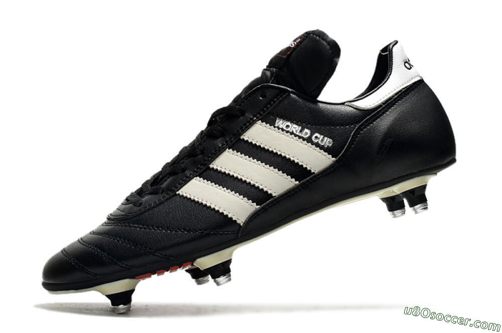 Adidas Copa World Cup SG Soft Ground Soccer Cleats - Black/White/Red 5