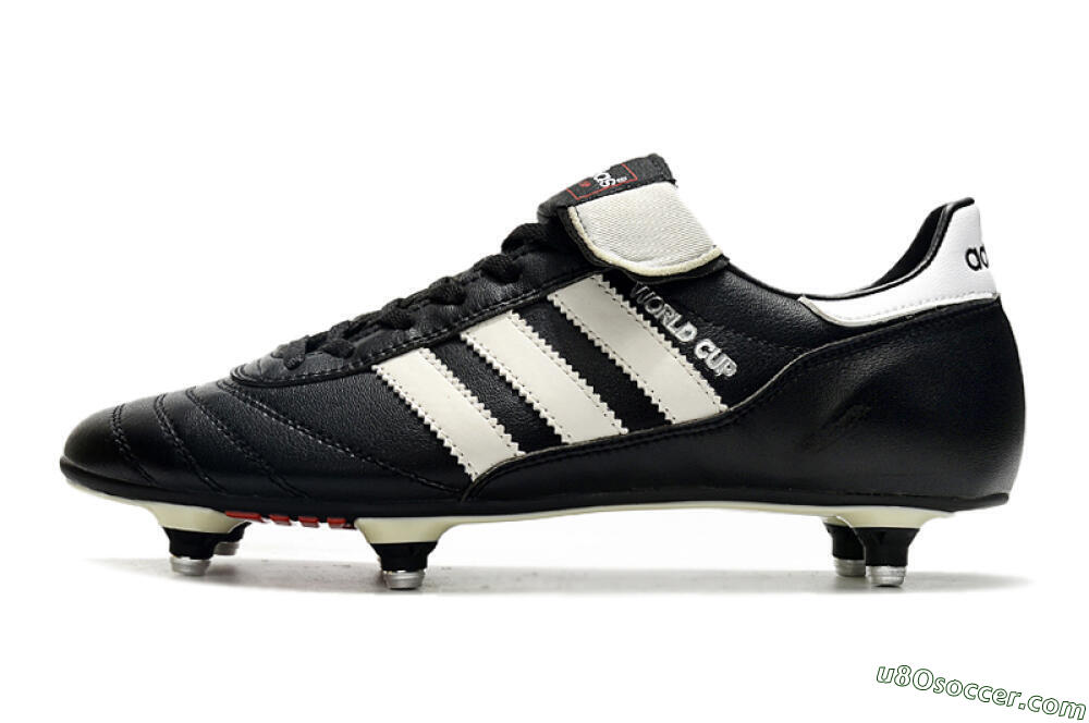Adidas Copa World Cup SG Soft Ground Soccer Cleats - Black/White/Red 2