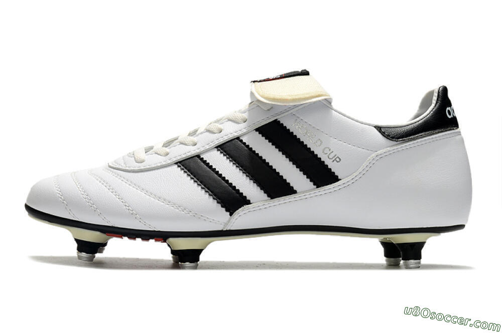 Adidas Copa World Cup SG Soft Ground Soccer Cleats - White/Black/Red 2