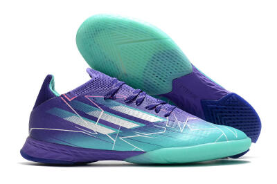 Adidas X Speedflow.1 IC Indoor & Futsal Soccer Shoes - Jade/Purple/White