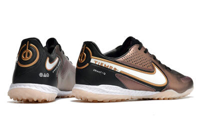 Nike React Tiempo Legend 9 Pro TF Artificial Turf Soccer Shoes - Gold/White/Black