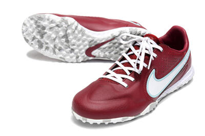 Nike React Tiempo Legend 9 Pro TF Artificial Turf Soccer Shoes - Red/White/Jade