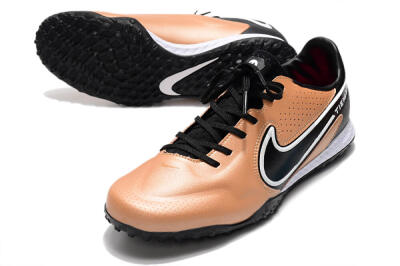 Nike React Tiempo Legend 9 Pro TF Artificial Turf Soccer Shoes - Gold/White/Black