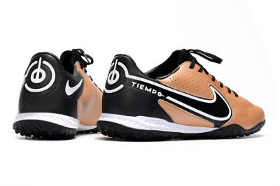 Nike React Tiempo Legend 9 Pro TF Artificial Turf Soccer Shoes - Gold/White/Black