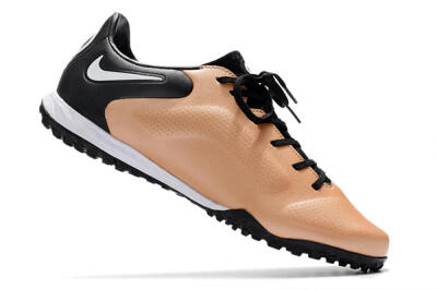 Nike React Tiempo Legend 9 Pro TF Artificial Turf Soccer Shoes - Gold/White/Black