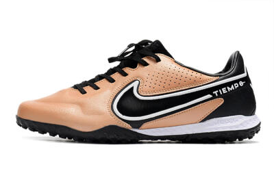 Nike React Tiempo Legend 9 Pro TF Artificial Turf Soccer Shoes - Gold/White/Black