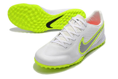 Nike React Tiempo Legend 9 Pro TF Artificial Turf Soccer Shoes - White/Yellow/Black