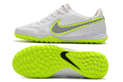 Nike React Tiempo Legend 9 Pro TF Artificial Turf Soccer Shoes - White/Yellow/Black
