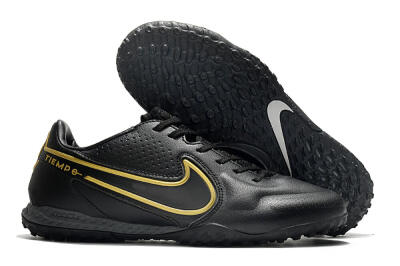 Nike React Tiempo Legend 9 Pro TF Artificial Turf Soccer Shoes - Black/Gold/White