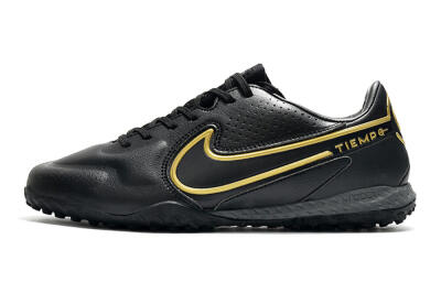 Nike React Tiempo Legend 9 Pro TF Artificial Turf Soccer Shoes - Black/Gold/White