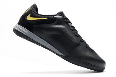 Nike React Tiempo Legend 9 Pro IC Indoor & Futsal Soccer Shoes - Black/Gold/White