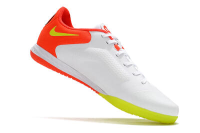 Nike React Tiempo Legend 9 Pro IC Indoor & Futsal Soccer Shoes - White/Yellow/Red