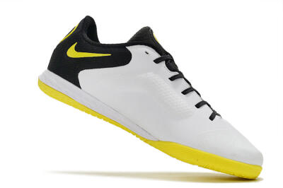 Nike React Tiempo Legend 9 Pro IC Indoor & Futsal Soccer Shoes - White/Yellow/Black