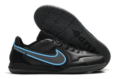 Nike React Tiempo Legend 9 Pro IC Indoor & Futsal Soccer Shoes - Black/Blue