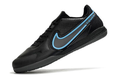 Nike React Tiempo Legend 9 Pro IC Indoor & Futsal Soccer Shoes - Black/Blue