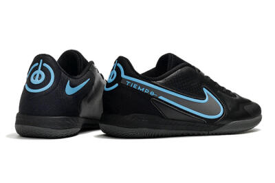 Nike React Tiempo Legend 9 Pro IC Indoor & Futsal Soccer Shoes - Black/Blue