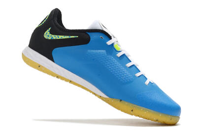 Nike React Tiempo Legend 9 Pro IC Indoor & Futsal Soccer Shoes - Blue/Yellow/Black