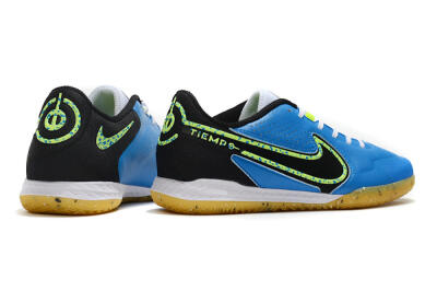 Nike React Tiempo Legend 9 Pro IC Indoor & Futsal Soccer Shoes - Blue/Yellow/Black