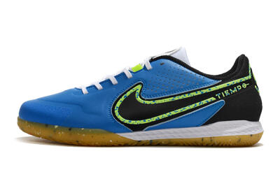 Nike React Tiempo Legend 9 Pro IC Indoor & Futsal Soccer Shoes - Blue/Yellow/Black