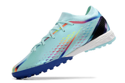 Adidas X Speedportal.3 TF Artificial Turf Soccer Shoes - Jade/Red/Yellow/Blue