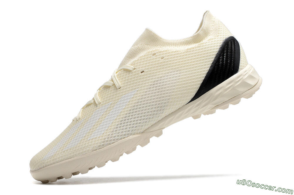 Adidas X Speedportal.3 TF Artificial Turf Soccer Shoes - Beige/White/Black 5