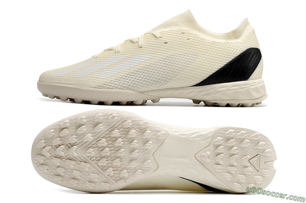 Adidas X Speedportal.3 TF Artificial Turf Soccer Shoes - Beige/White/Black 0