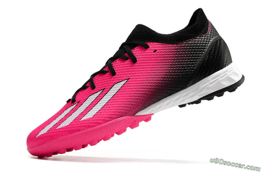 Adidas X Speedportal.3 TF Artificial Turf Soccer Shoes - Pink/White/Black 5