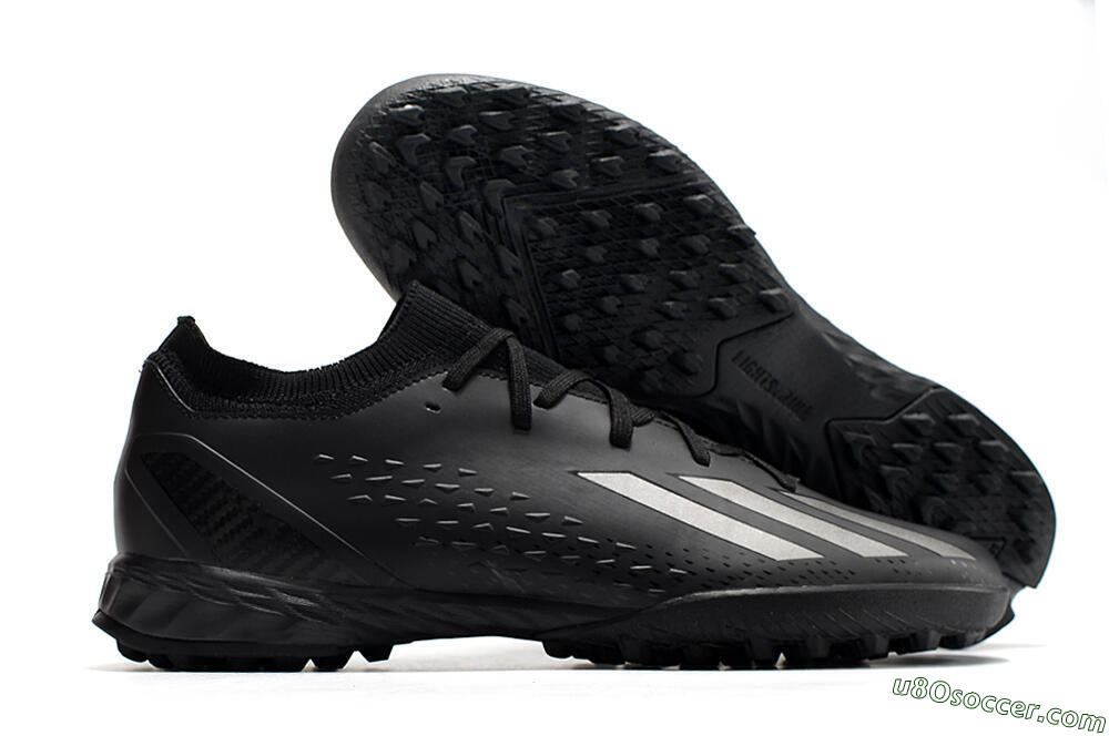 Adidas X Speedportal.3 TF Artificial Turf Soccer Shoes - Black/Silver 1