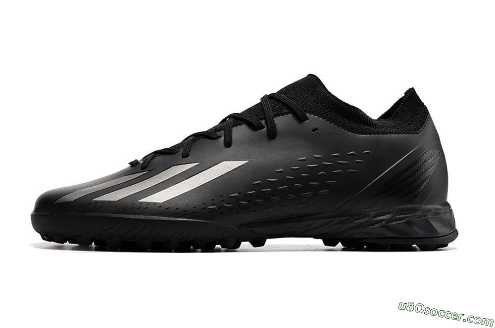 Adidas X Speedportal.3 TF Artificial Turf Soccer Shoes - Black/Silver 2