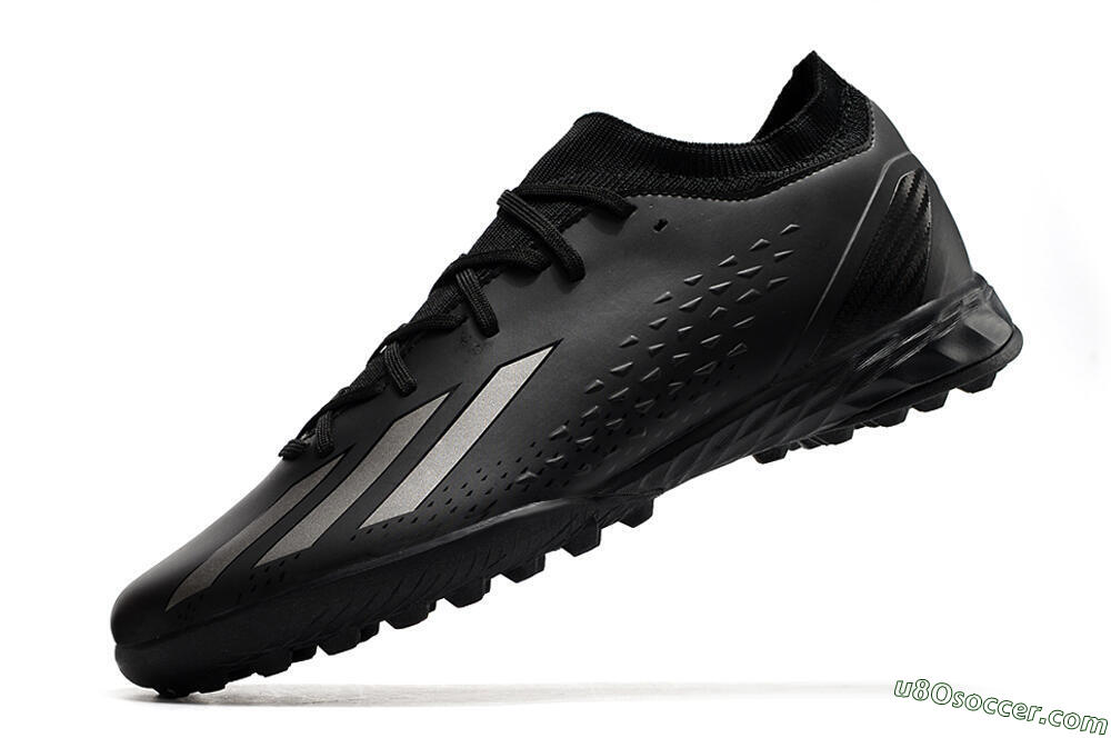 Adidas X Speedportal.3 TF Artificial Turf Soccer Shoes - Black/Silver 5