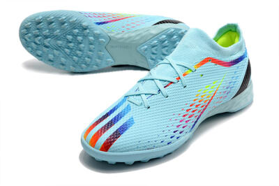 Adidas X Speedportal.3 TF Artificial Turf Soccer Shoes - Jade/Red/Yellow/Blue